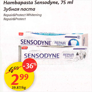 Allahindlus - Hambapasta Sensodyne, 75 ml