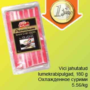 Allahindlus - Vici jahutatud lumekrabipulgad, 180g