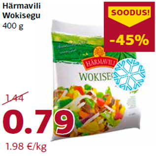 Allahindlus - Härmavili Wokisegu 400 g