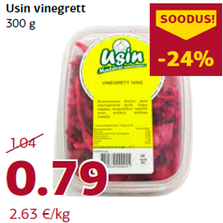 Allahindlus - Usin vinegrett 300 g