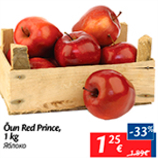 Allahindlus - Õun Red Prince, 1 kg