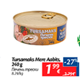 Allahindlus - Tursamax Mere Aabits, 240 g