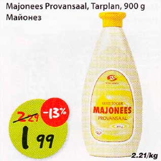 Allahindlus - Majonees Provansaal, Tarplan, 900 g