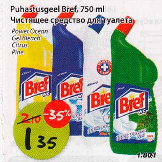 Allahindlus - Puhastusgeel Bref, 750ml