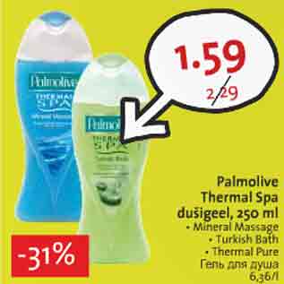 Allahindlus - Palmolive Thermal Spa dušigeel, 250 ml