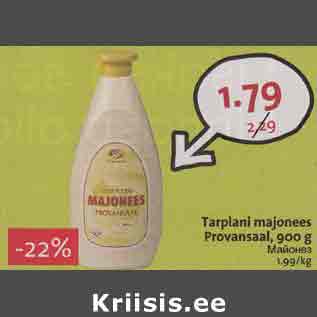 Allahindlus - Tarplani majonees Provansaal, 900 g