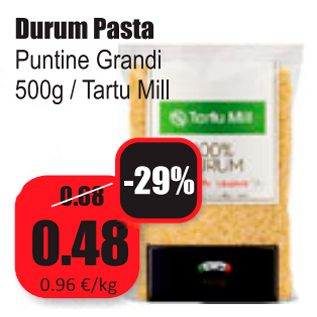 Allahindlus - Durum Pasta