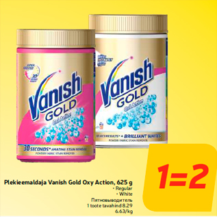 Allahindlus - Plekieemaldaja Vanish Gold Oxy Action, 625 g