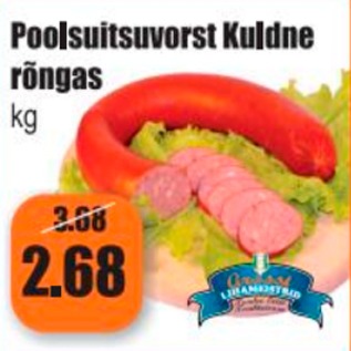 Allahindlus - Poolsuitsuvorst Kuldne rõngas kg