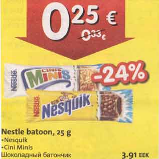 Allahindlus - Nestle batoon