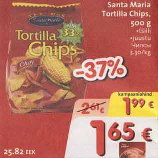 Allahindlus - Santa Maria Tortilla Chips