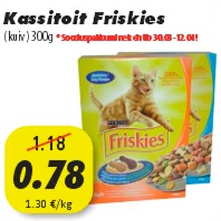 Allahindlus - Kassitoit Friskies (kuiv) 300g