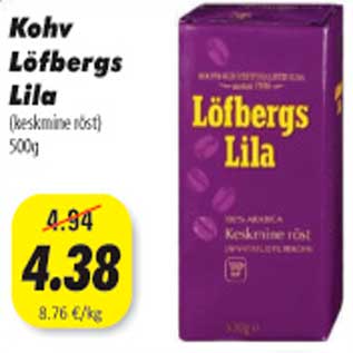 Allahindlus - Kohv Löfbergs Lila , 500g