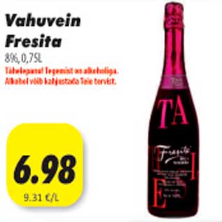 Allahindlus - Vahuvein Fresita 8%, 0,75L