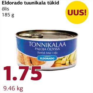 Allahindlus - Eldorado tuunikala tükid õlis