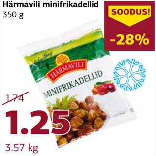 Allahindlus - Härmavili minifrikadellid 350 g