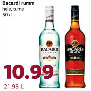 Allahindlus - Bacardi rumm