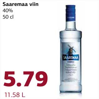 Allahindlus - Saaremaa viin 40% 50 cl