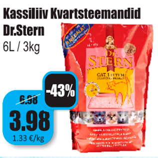 Allahindlus - Kassiliiv Kvartsteemandid Dr.Stern