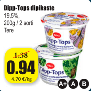 Allahindlus - Dipp-Tops dipikaste