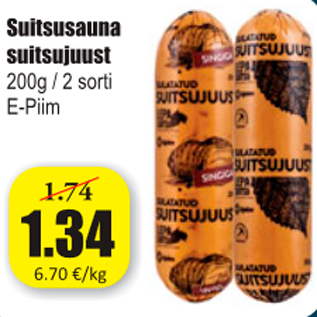 Allahindlus - Suitsusauna suitsujuust