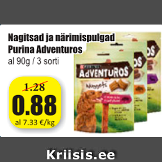 Allahindlus - Nagistad ja närimispulgad Purina Adventuros