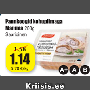 Allahindlus - Pannkoogid kohupiimaga Mamma