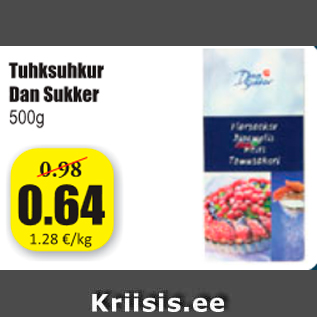 Allahindlus - Tuhksuhkur Dan Sukker 500 g