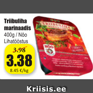 Allahindlus - Triibiliha marinaadis