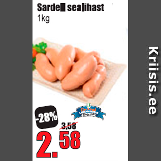 Allahindlus - Sardell sealihast 1kg