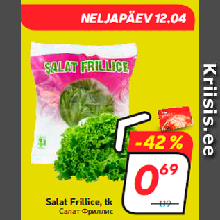 Allahindlus - Salat Frillice, tk