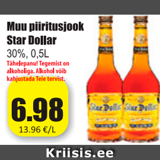 Allahindlus - Muu piiritusjook Star Dollar