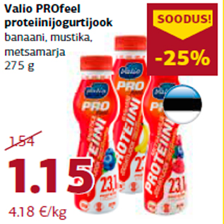 Allahindlus - Valio PROfeel proteiinijogurtijook