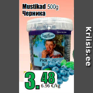 Allahindlus - Mustikad 500g