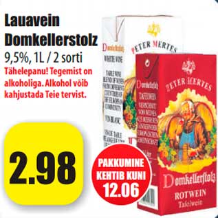 Allahindlus - Lauavein Domkellerstolz