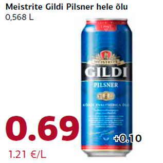 Allahindlus - Meistrite Gildi Pilsner hele õlu 0,568 L