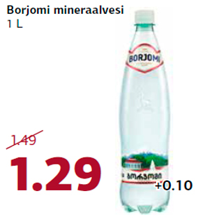 Allahindlus - Borjomi mineraalvesi 1 L