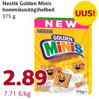 Allahindlus - Nestlé Golden Minis hommikusöögihelbed 375 g