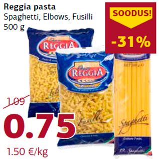 Allahindlus - Reggia pasta