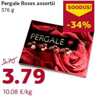 Allahindlus - Pergale Roses assortii 376 g