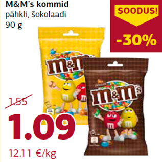 Allahindlus - M&M’s kommid