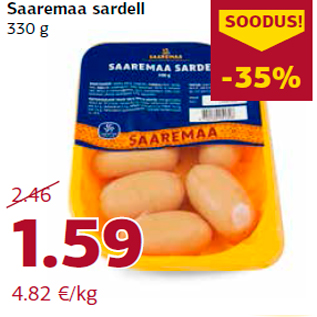 Allahindlus - Saaremaa sardell 330 g