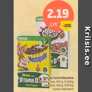 Allahindlus - Nestle hommikueine