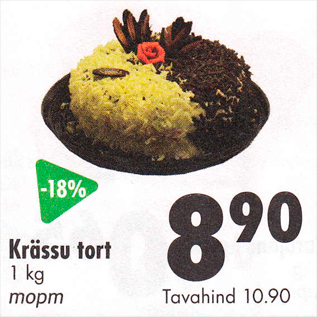 Allahindlus - Krüssu tort 1 kg