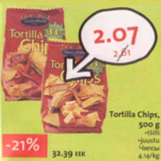 Allahindlus - Tortilla Chips