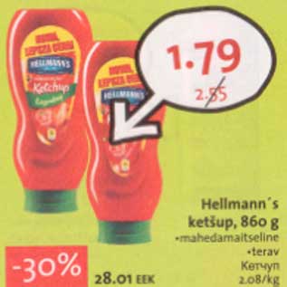 Allahindlus - Hellmann`s ketšup