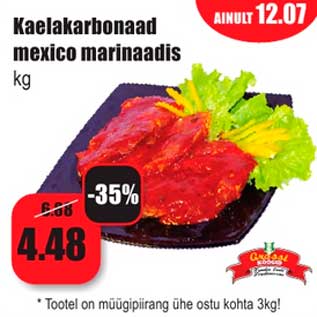 Allahindlus - Kaelakarbonaad mexico marinaadis kg