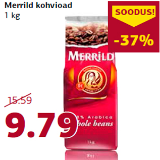 Allahindlus - Merrild kohvioad 1 kg