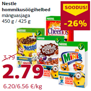 Allahindlus - Nestle hommikusöögihelbed