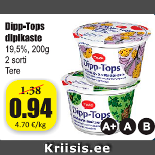 Allahindlus - Dipp-Tops dipikaste